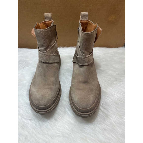 Lucky Brand Suede Leather LP-Elyton ankle boots Women Size 9M/40 - Picture 2 of 11